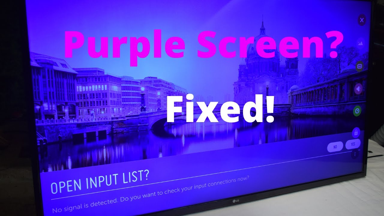 Why Is My TV Screen Purple? Causes & Fixes