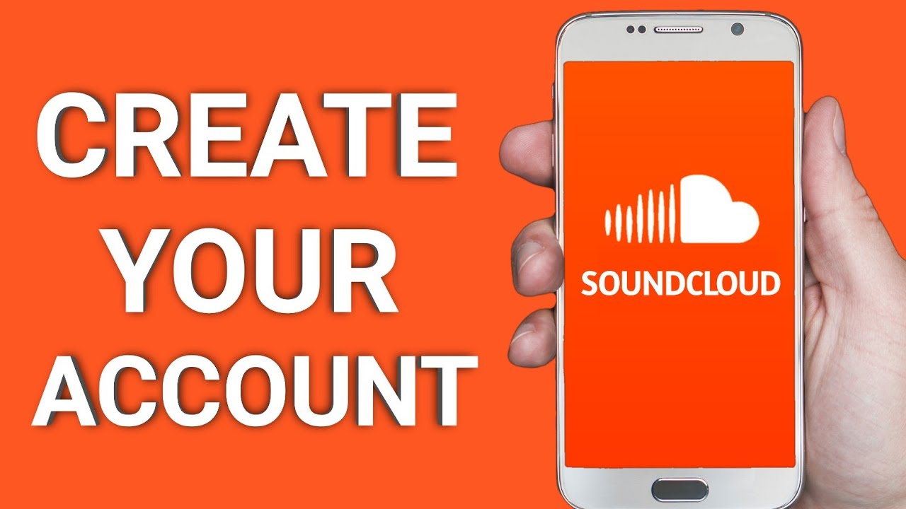 Create your account on soundcloud